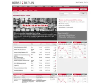 Boerse-Berlin.com(Börse) Screenshot