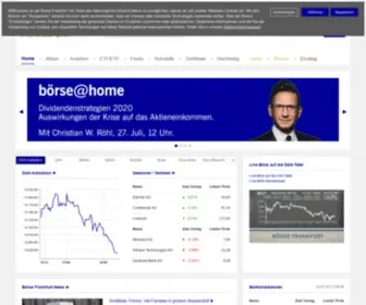 Boerse-Frankfurt.de(Boerse Frankfurt) Screenshot