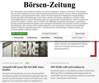 Boersen-Zeitung.de(Börsen) Screenshot