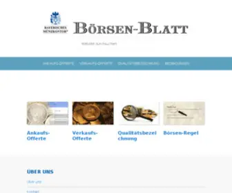 Boersenblatt.de(Willkommen beim Börsen) Screenshot