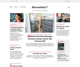 Boersenblatt.net(News und Service für Buchhandel und Verlage) Screenshot