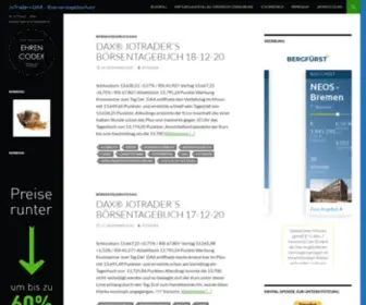 Boersentagebuch.eu(Boersentagebuch) Screenshot