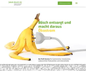 Boesch-Entsorgung.ch(Jakob Bösch AG) Screenshot