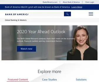 Bofaml.com(Bank of America Merrill Lynch) Screenshot