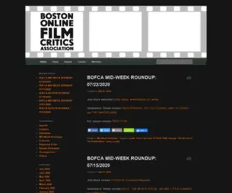 Bofca.com(Boston Online Film Critics Association) Screenshot