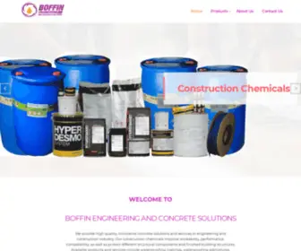 Boffinengineering.com(Boffin Engineering and Concrete Solutions) Screenshot