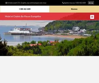 Bofleuve.com(Motel et Chalets Bo) Screenshot