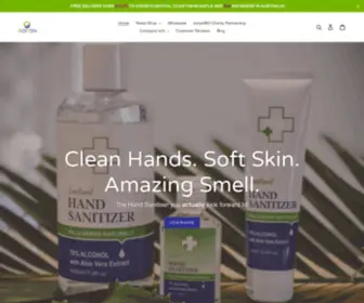 Bofon.com.au(Hand Sanitiser Gel) Screenshot