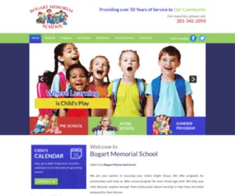 Bogartmemorialschool.com(Bogart Memorial School) Screenshot