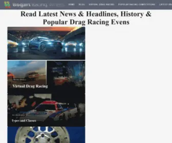 Bogartracingwheels.net(Ultimate Drag Racing Magazine) Screenshot