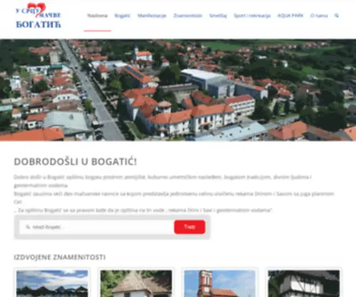 Bogatic-Tourism.com(Bogatic Tourism) Screenshot