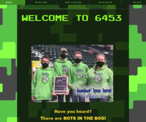 Bogbots6453.org(Kelliher Bog Bots First Robotics Competition) Screenshot