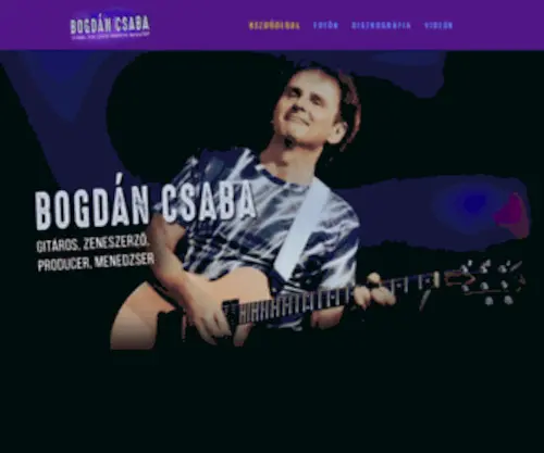 Bogdancsaba.hu(Bogdán) Screenshot