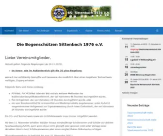 Bogenschuetzen-Sittenbach.de(BS Sittenbach 1976 e.V) Screenshot