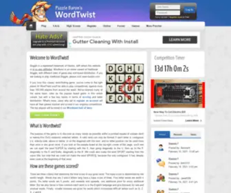 Boggled.org(Wordtwist by Puzzle Baron) Screenshot