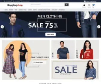 Bogglingshop.com(Create an Ecommerce Website and Sell Online) Screenshot