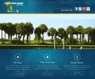 BoggycreekresortandrvPark.com(Boggy Creek Resort and RV Park in Kissimmee Florida has over 280 RV sites and 28 cabins and) Screenshot