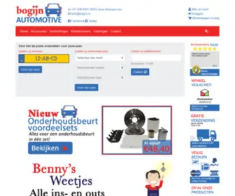 Bogijn.nl(Bogijn Automotive Onderdelendiscount) Screenshot