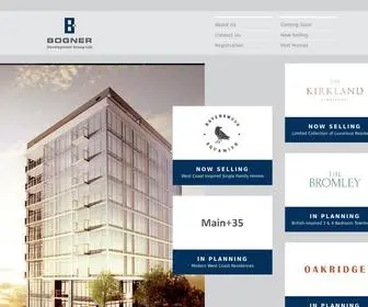 Bogner.ca(The homes we create and the communities we develop come from a 50) Screenshot