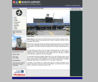 Bogota-Airport.com(Bogota airport) Screenshot