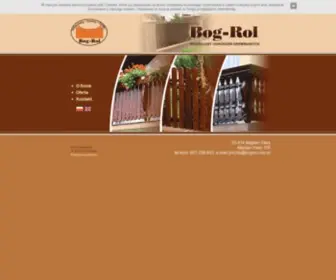 Bogrol.com.pl(Sztachety drewniane olchowe) Screenshot