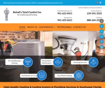 Bohallstotalcomfort.com(HVAC Company) Screenshot