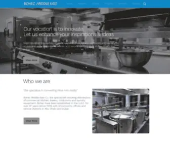 Bohecme.com(Bohec Middle East I Commercial Kitchen) Screenshot