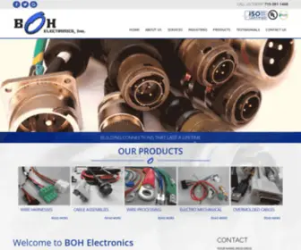 Bohelectronics.com(Electronic Wire Cables) Screenshot