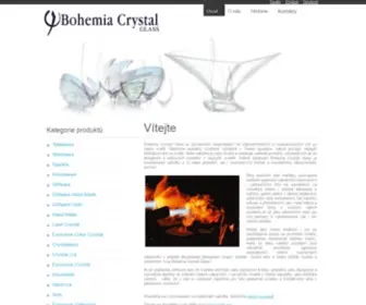 Bohemiacrystalglass.cz(Bohemia Crystal Glass) Screenshot