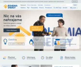 Bohemiaenergy.cz(Bohemia Energy) Screenshot