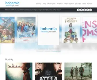 Bohemiamp.cz(Filmová distribuční a produkční společnost) Screenshot