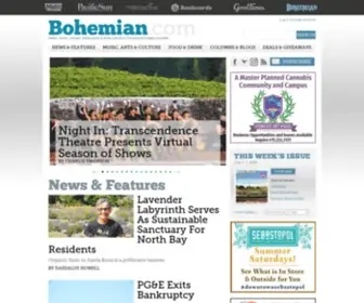 Bohemian.com(North Bay Bohemian) Screenshot