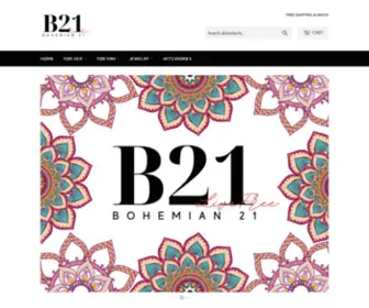 Bohemian21.com(Bohemian 21) Screenshot