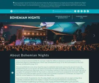 Bohemiannights.org(Bohemian Nights Home) Screenshot
