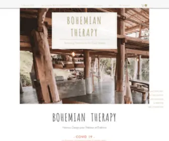 Bohemiantherapy.com(Hamac Design) Screenshot