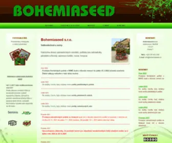 Bohemiaseed.cz(Bohemiaseed s.r.o) Screenshot