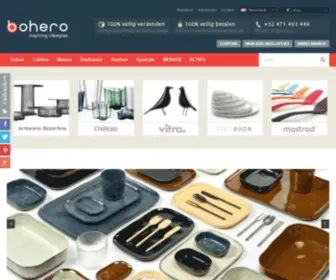 Bohero.be(Inspirerende lifestyle webshop) Screenshot