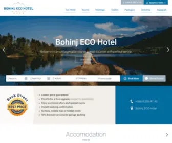 Bohinj-Eco-Hotel.si(Bohinj ECO Hotel with Aquapark & Wellness) Screenshot