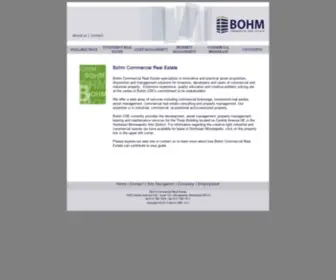 Bohmcre.com(Bohm Commercial Real Estate) Screenshot