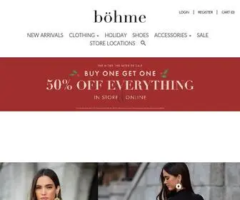 Bohme.com(Böhme) Screenshot
