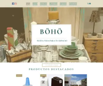 Boho.com.mx(Tapetes, muebles y más) Screenshot