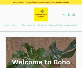 Bohobotanicalgarden.com(Boho Botanical Garden) Screenshot