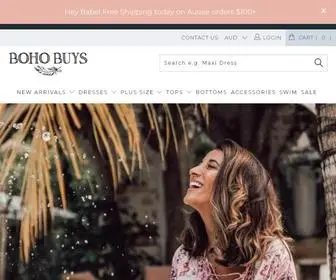 Bohobuys.com(New bohemian clothing in stock) Screenshot