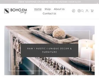 Bohoem.com(Homepage – BohoEm) Screenshot