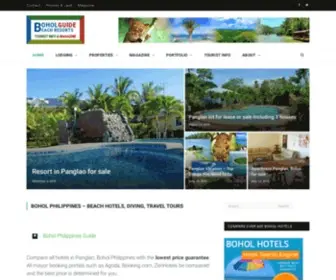 Bohol-Guide.com(Bohol Philippines Travel Guide) Screenshot