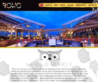 Bohothebar.com(Boho) Screenshot