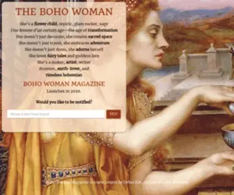 Bohowoman.com(Boho Woman Magazine Launches December 2018) Screenshot