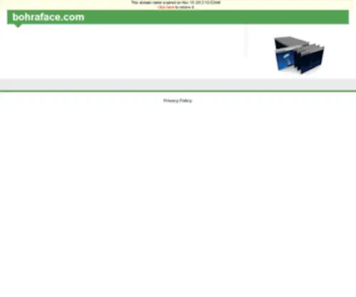 Bohraface.com(›) Screenshot