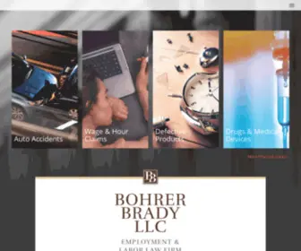 Bohrerbrady.com(Bohrer Brady Employment Law of Baton Rouge) Screenshot