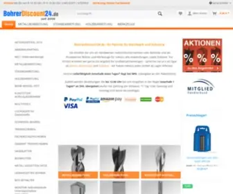 Bohrerdiscount24.de(Bohrer und Werkzeuge) Screenshot